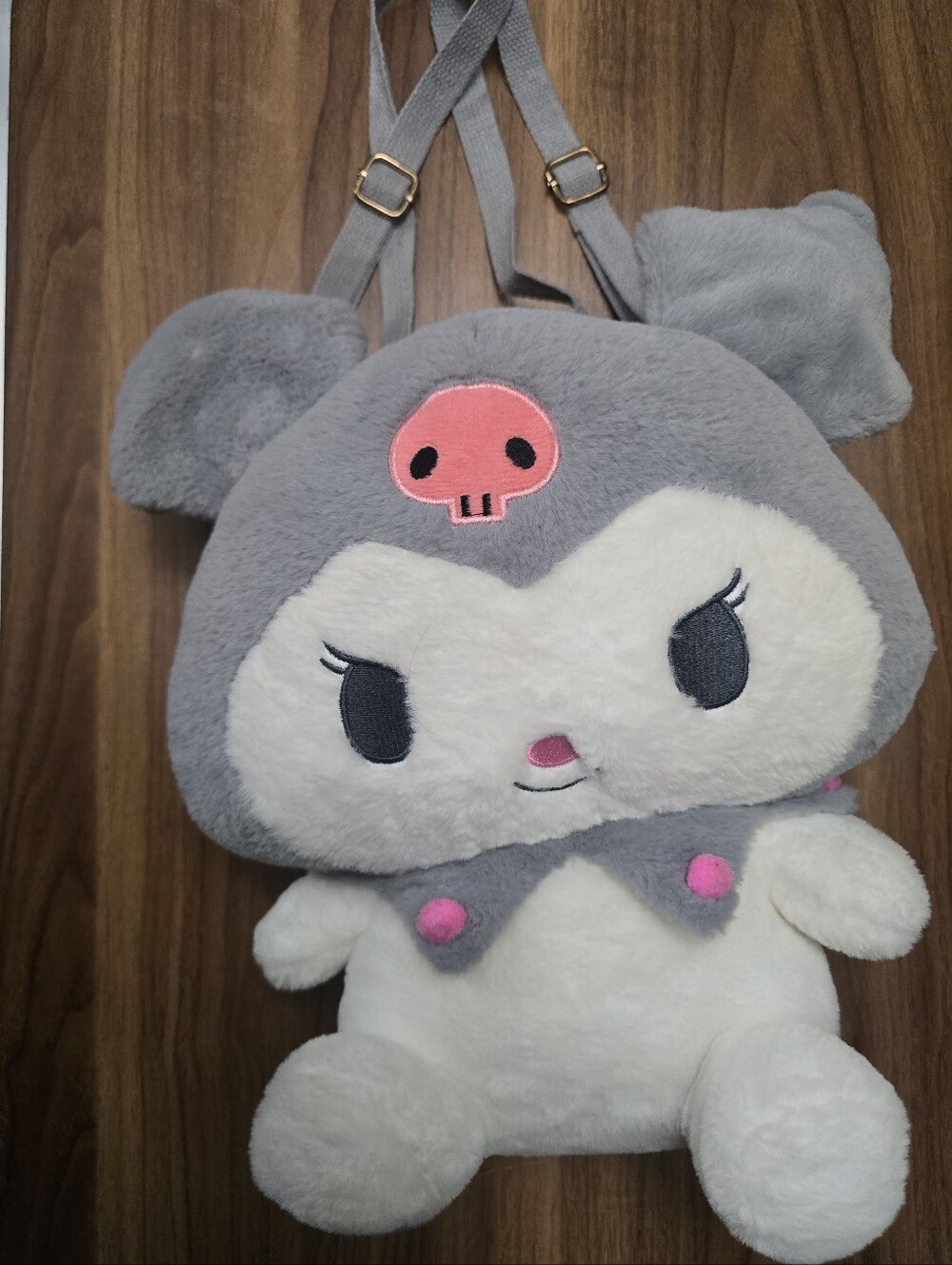 Kuromi Plush Character Backpack